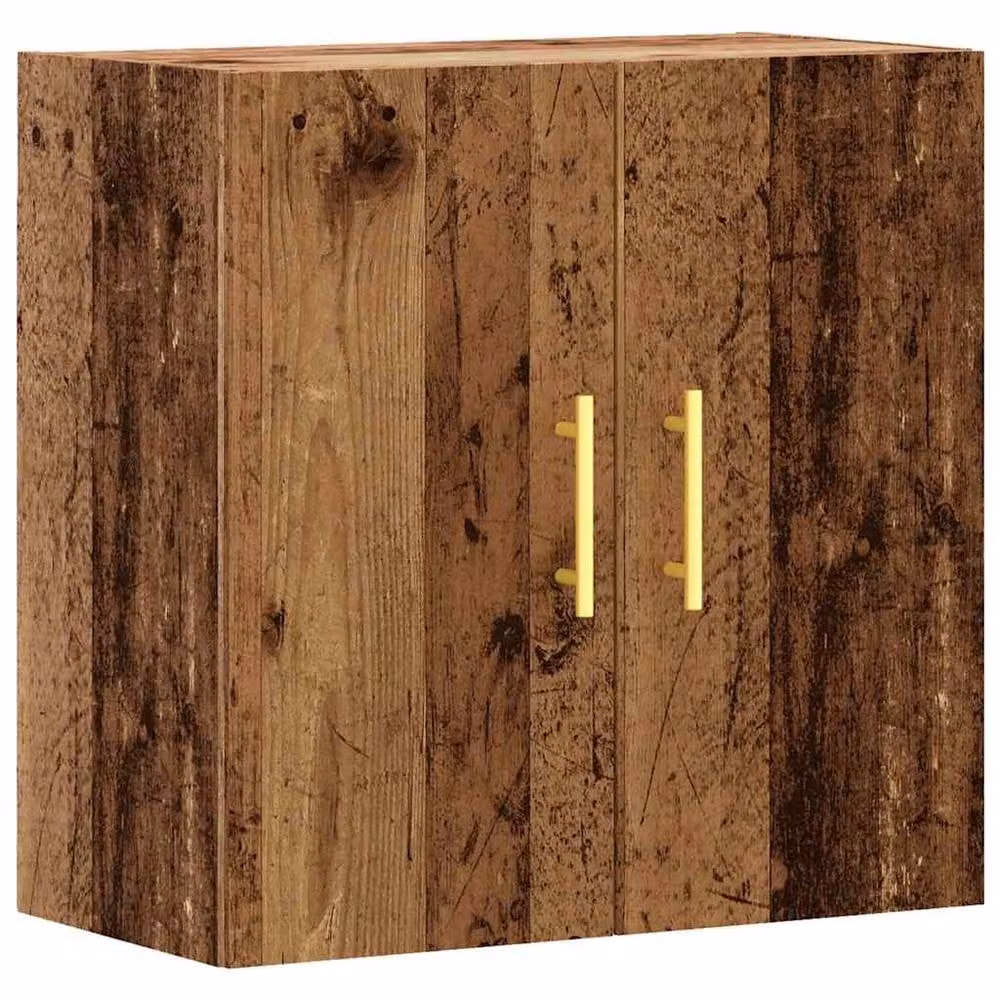 Berkfield Home Wall Mounted Cabinet in Old Wood Brown, W/D/H: 60 x 31 x 60 cm – 3