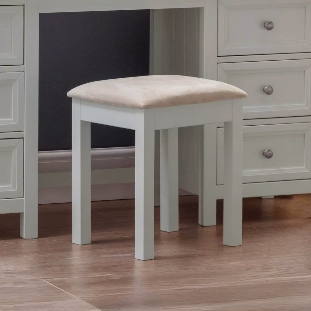 Cheshire Premium Solace Dressing Stool in Dove Grey – 1