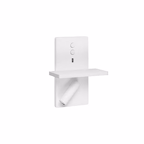 Netlighting LEDS C4 Elamp White LED Reading USB Light with 175lm and 2700K Warm White Light