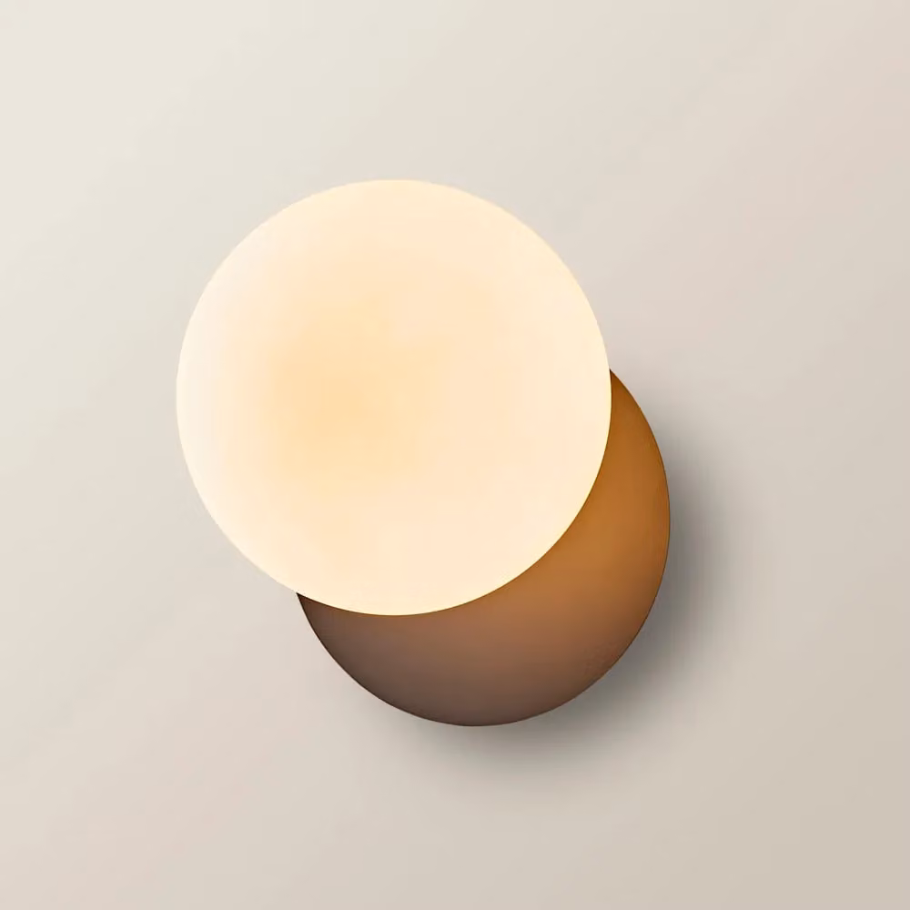 ValueLights Darla Frosted Glass Globe IP44 Rated Blue Bathroom Wall Light – 2