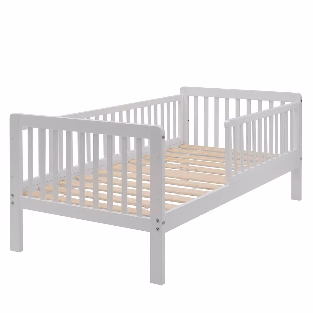 Nöa and Nani Leonora Toddler Bed in White Solid Pine Wood – 2