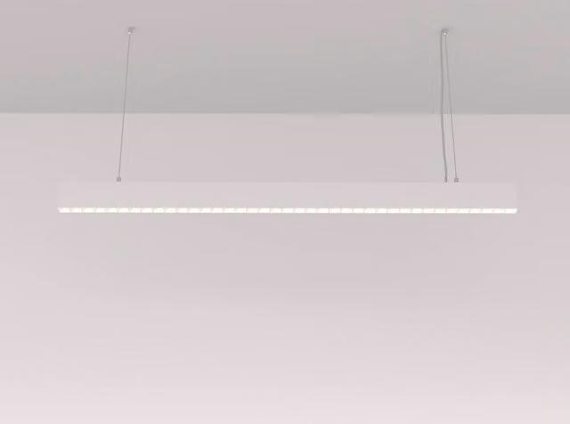 Maytoni Points Bar Pendant Ceiling Light in White with Integrated Cool White LED 4000K