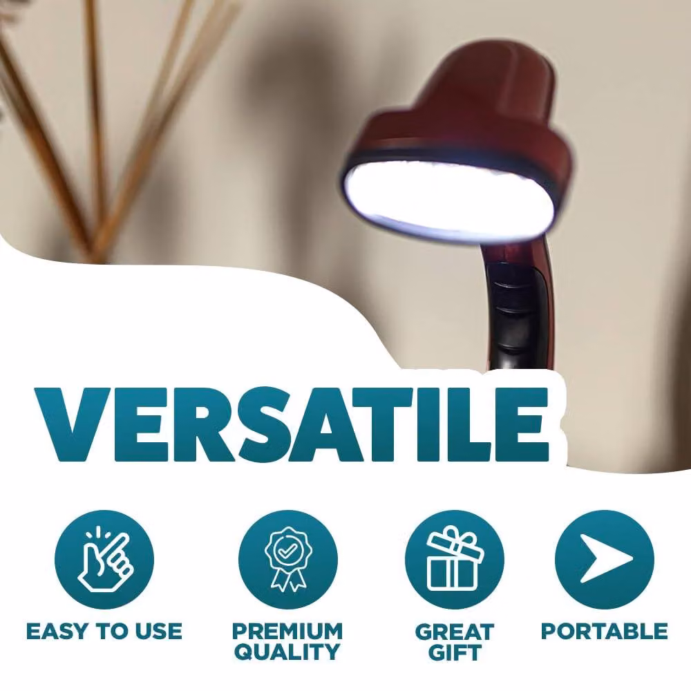 Marco Paul Red Adjustable LED Desk Lamp for Home Office and Reading – 8