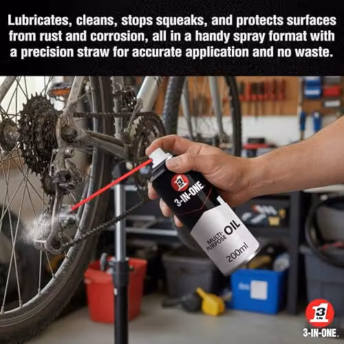 WD-40 Multi-Purpose Oil Spray, 200ml – 4