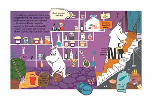 Puffin Moomin: The Very BIG Moominhouse Lift-the-Flap Multicolour Cardboard Book – 2