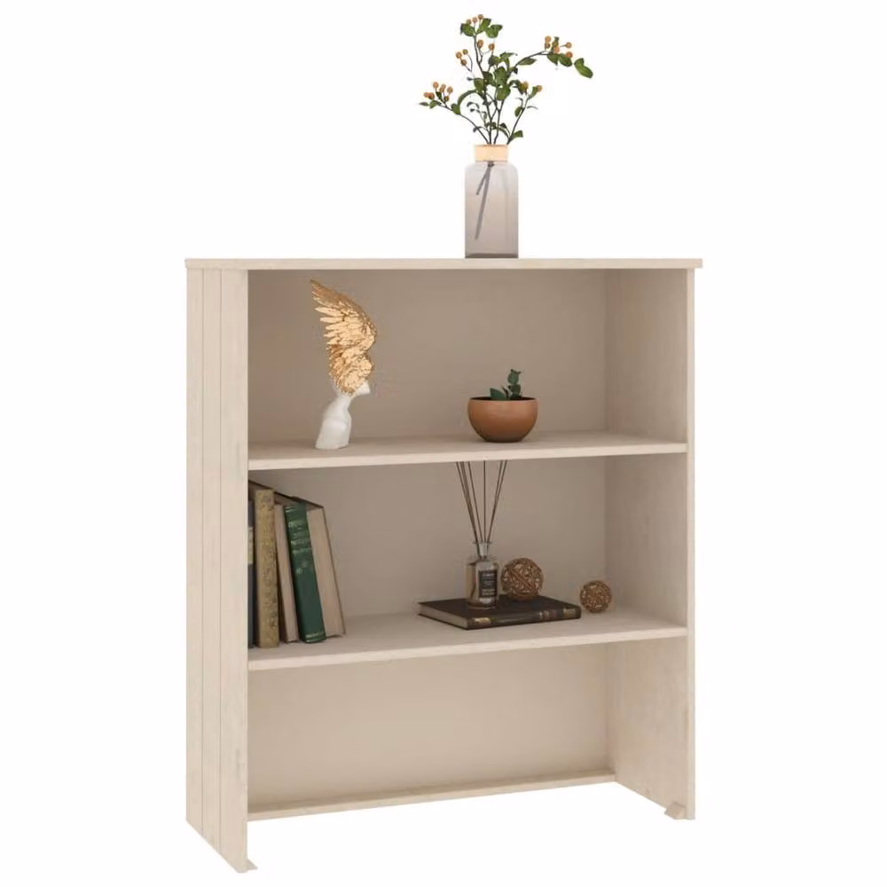 Berkfield Home HAMAR Highboard Top in Honey Brown Solid Pine Wood, W/D/H: 85 x 35 x 100 cm – 3