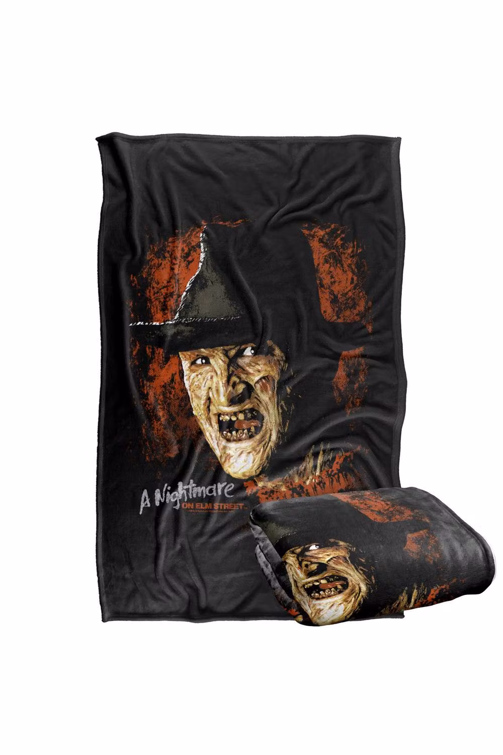 Warner Bros. Nightmare On Elm Street Worst Nightmare Super Soft Silky Touch Throw Blanket, Extra Large, Black and Multicolour – 2