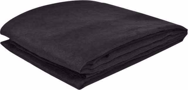 Berkfield Home Microfibre Couch Slipcover in Anthracite Black, W: 280 cm