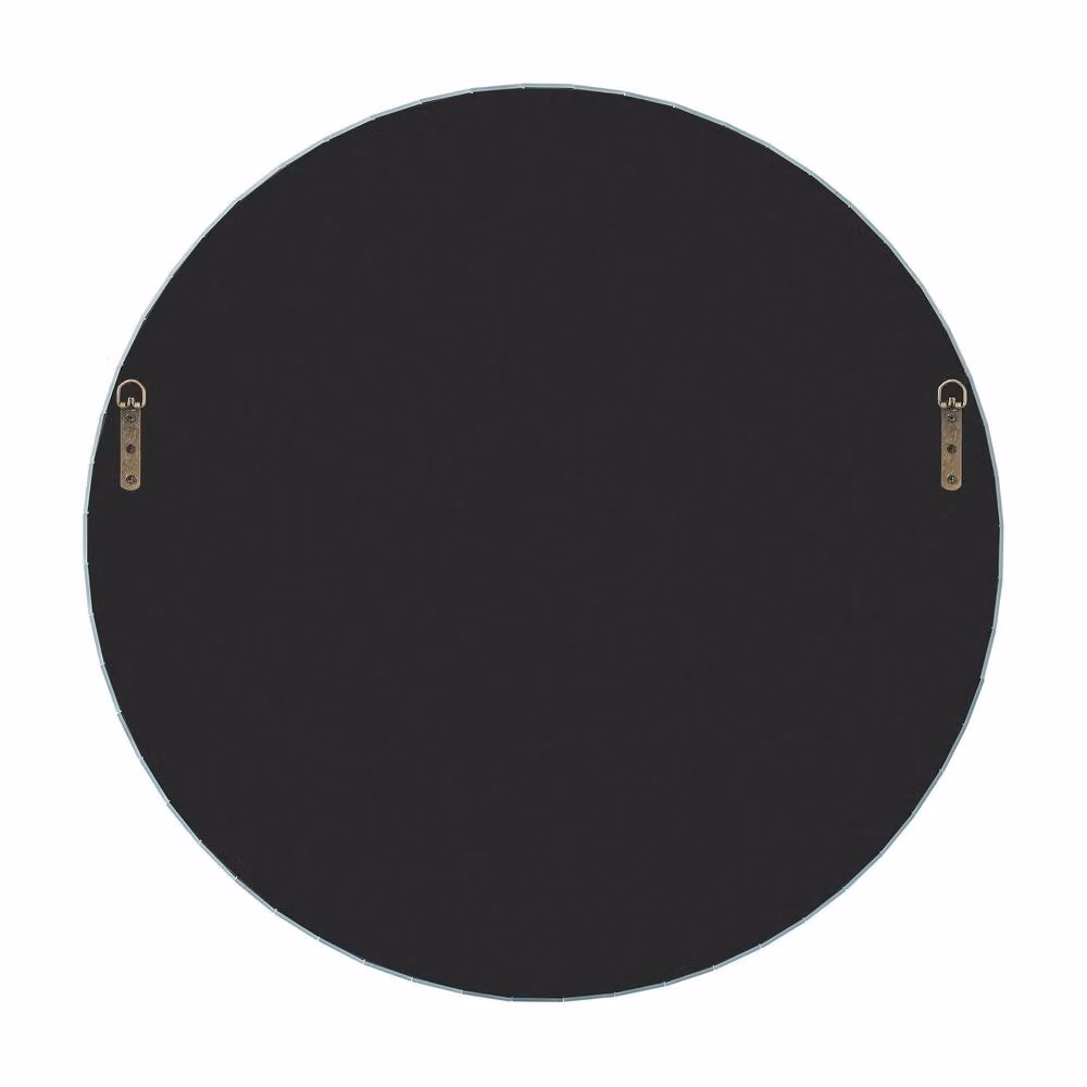 FurnitureboxUK Disco Medium Glam Round Wall Mirror in Clear, Diameter: 75 cm – 2