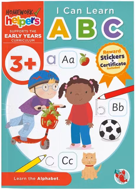 Homework Helpers ABC Learning Book for Children in Multicolour