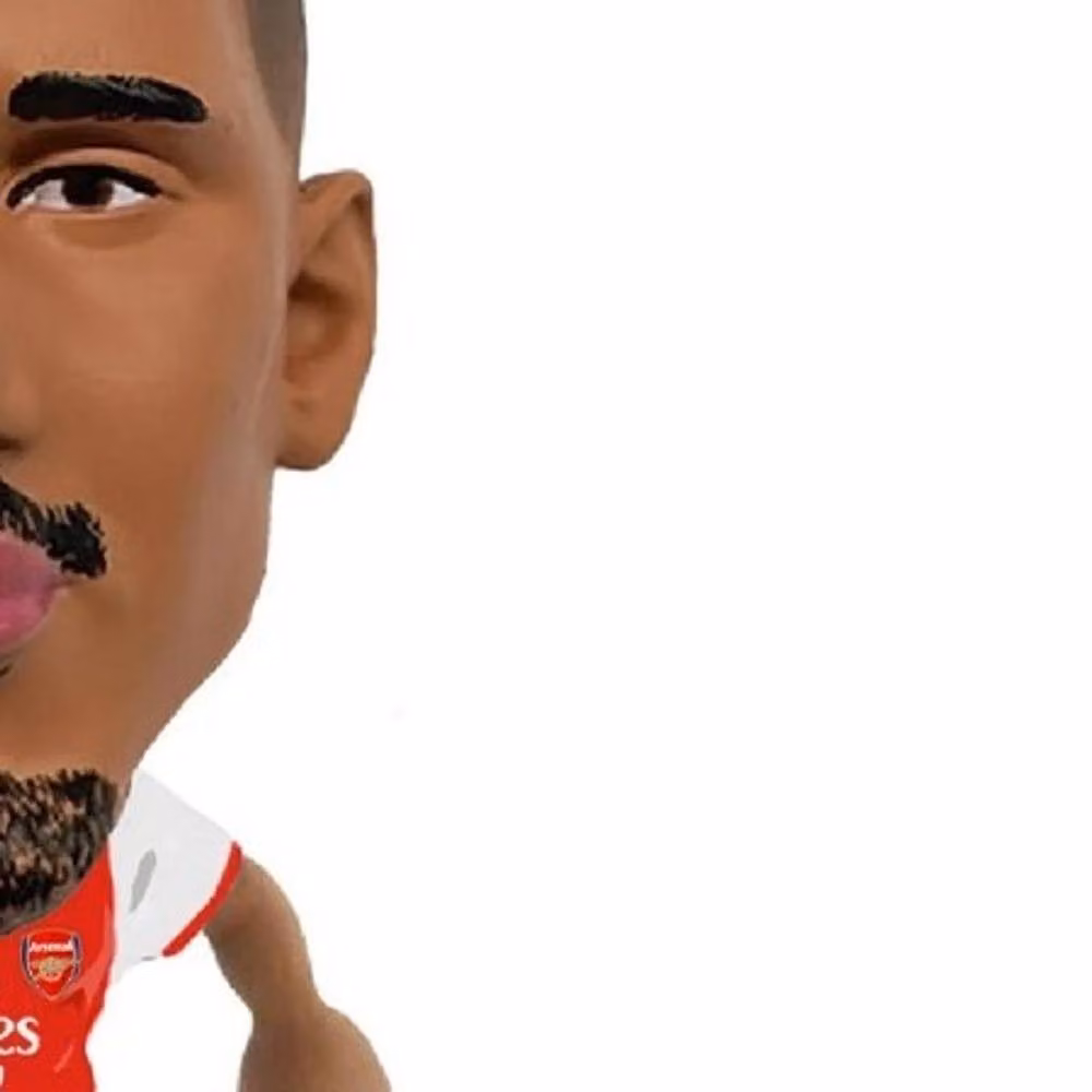SoccerStarz Arsenal FC William Saliba Football Figurine, Multicolour and Red – 2