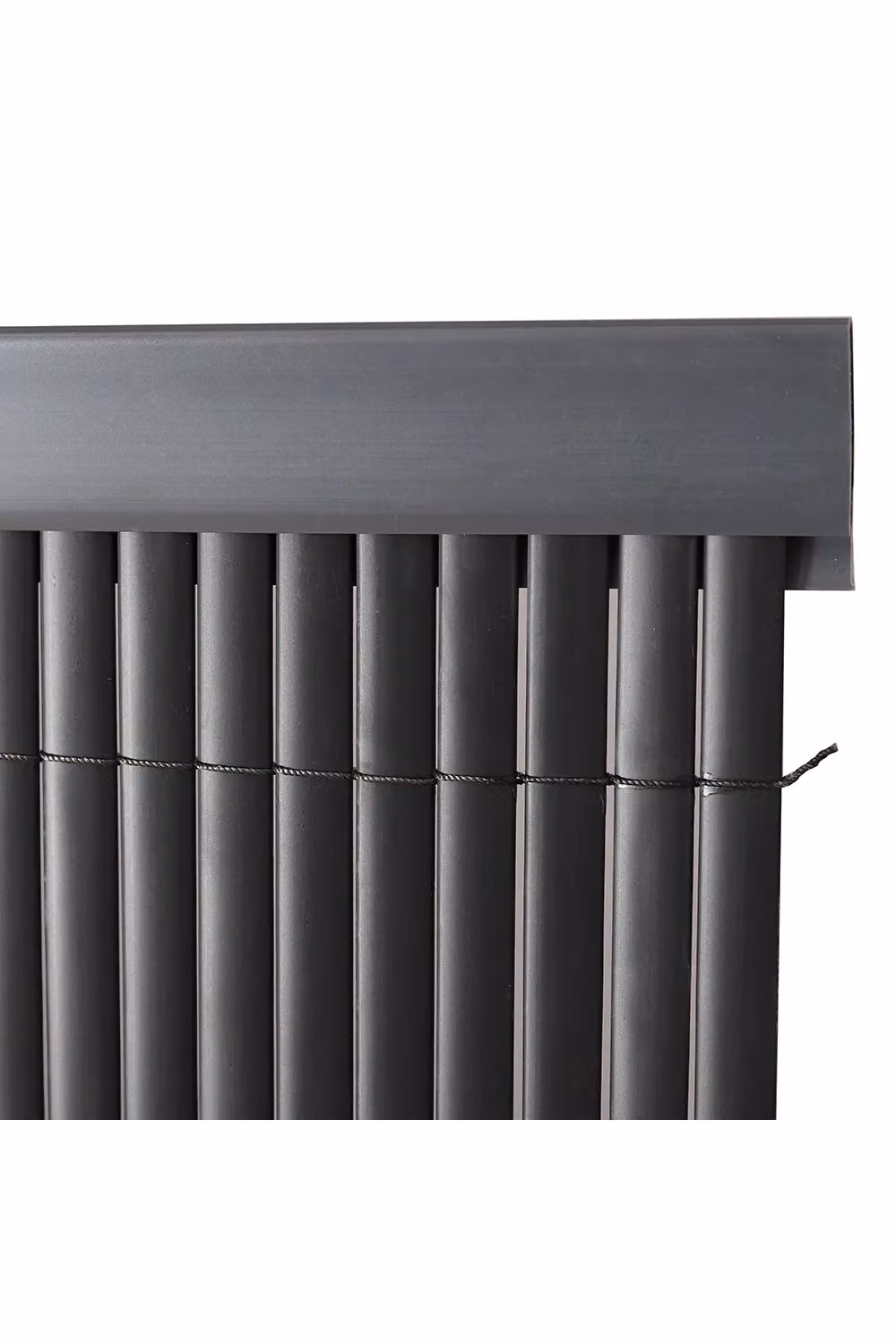 Living and Home 5 Piece Dark Grey PVC Garden Fence Privacy Screen Slat Strips – 2