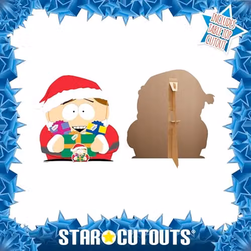 Star Cutouts SC4700 South Park Cartman as Santa Cardboard Cutout, Multicolour, Height: 95 cm – 3
