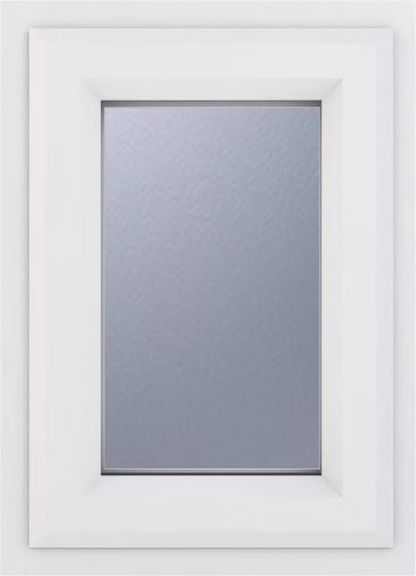 Crystal Direct Top Opening Obscure Glass Window in White, W: 61.0 cm, H: 104.0 cm
