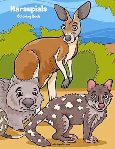 Marsupials Coloring Book 1: Volume 1 by Createspace, Multicolour