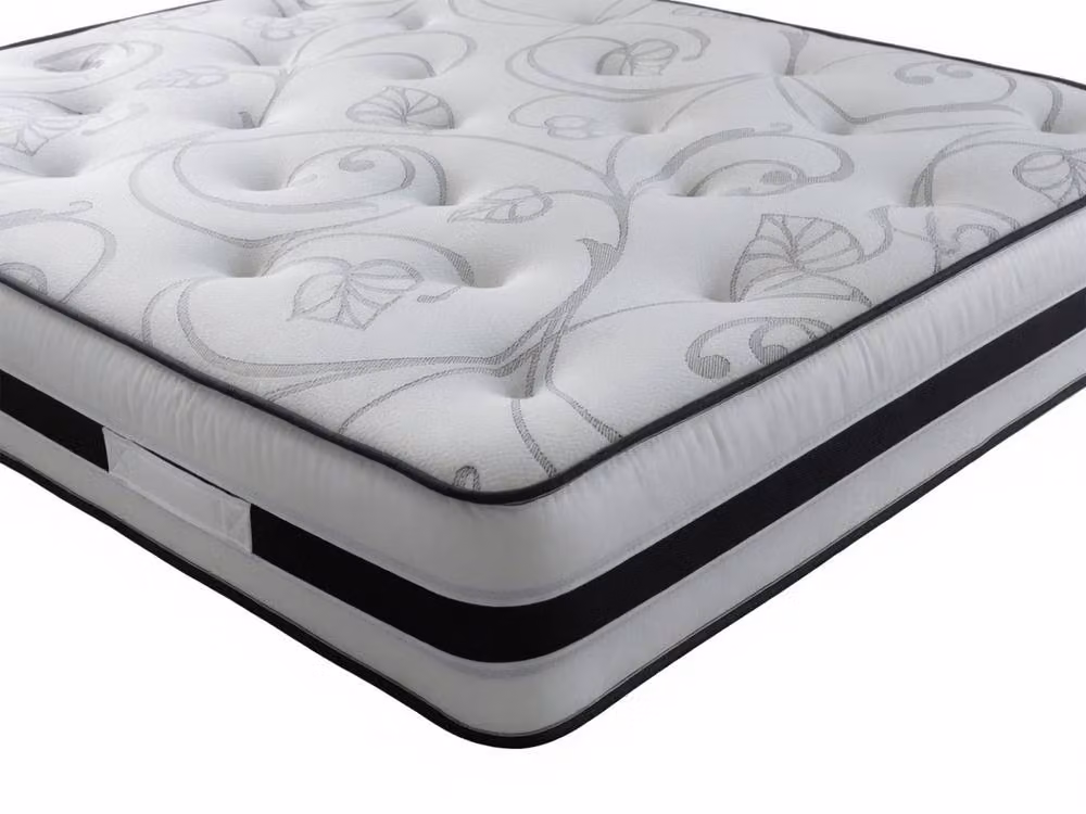 Sloomy Mayfair Single Open Coil Bonell Spring Comfort Layers Mattress in White – 2