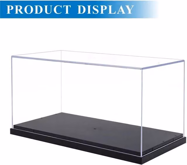 SPETLEK Large Dustproof Acrylic Display Case in Transparent