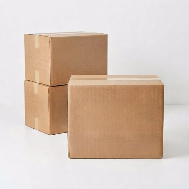 Storm Trading Group Brown Double Wall Corrugated Cardboard Storage Boxes, W/D/H: 76.2 x 50.8 x 50.8 cm, Pack of 50