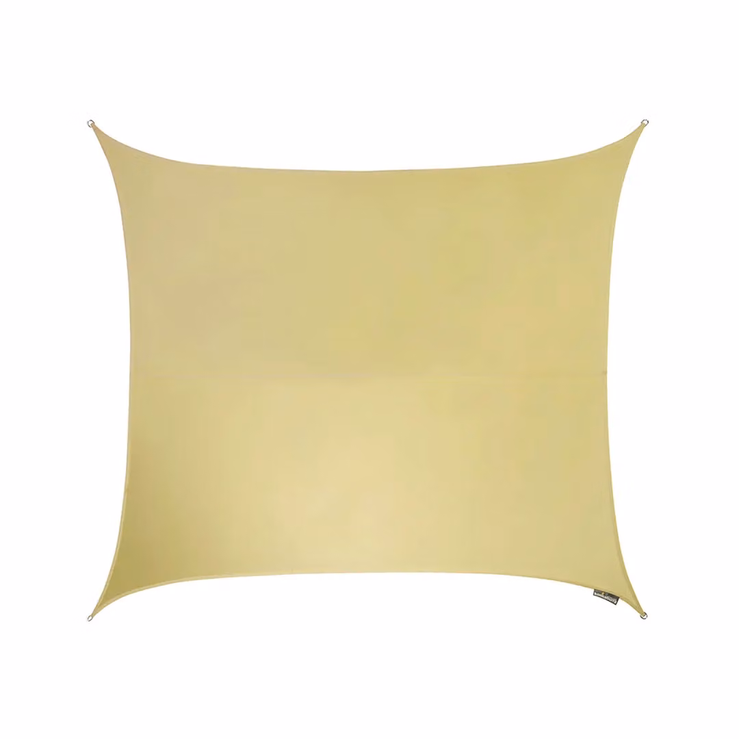 Primrose Square Waterproof Garden Sun Shade Sail Canopy in Sand, W/D: 200 x 200 cm – 2