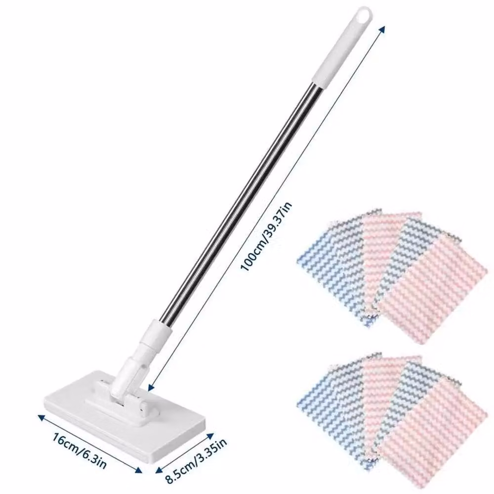 Ventryn Mini Snap Grip Wet and Dry No Touch Cleaning Mop in White – 2