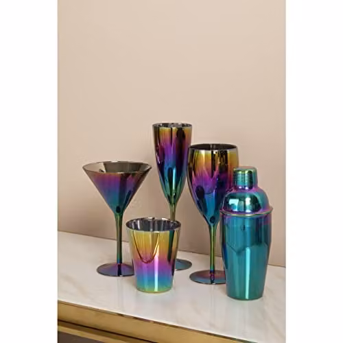Orsina Aurora Multicolour Cocktail Glass, 345 ml – 3