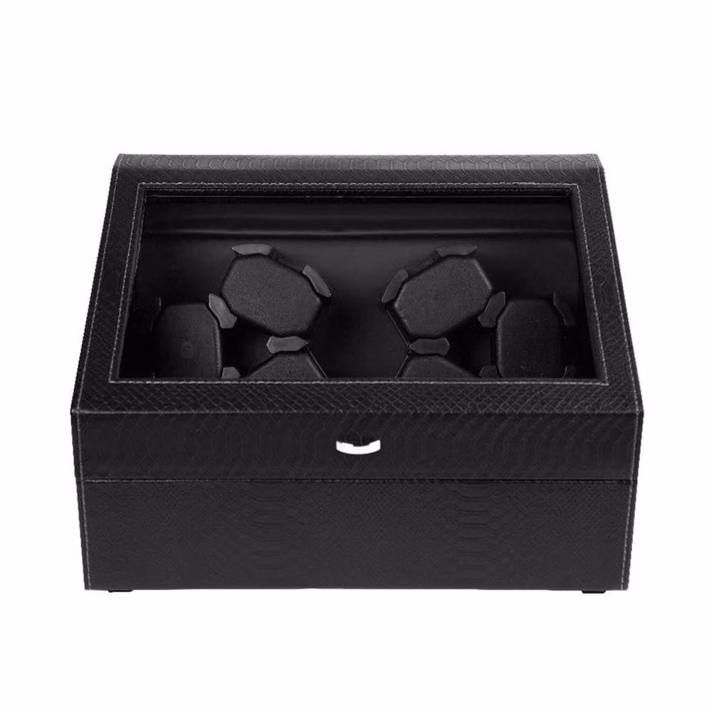 SPETLEK Watch Winder with 6 Slots and 6 Positions in Black – 2