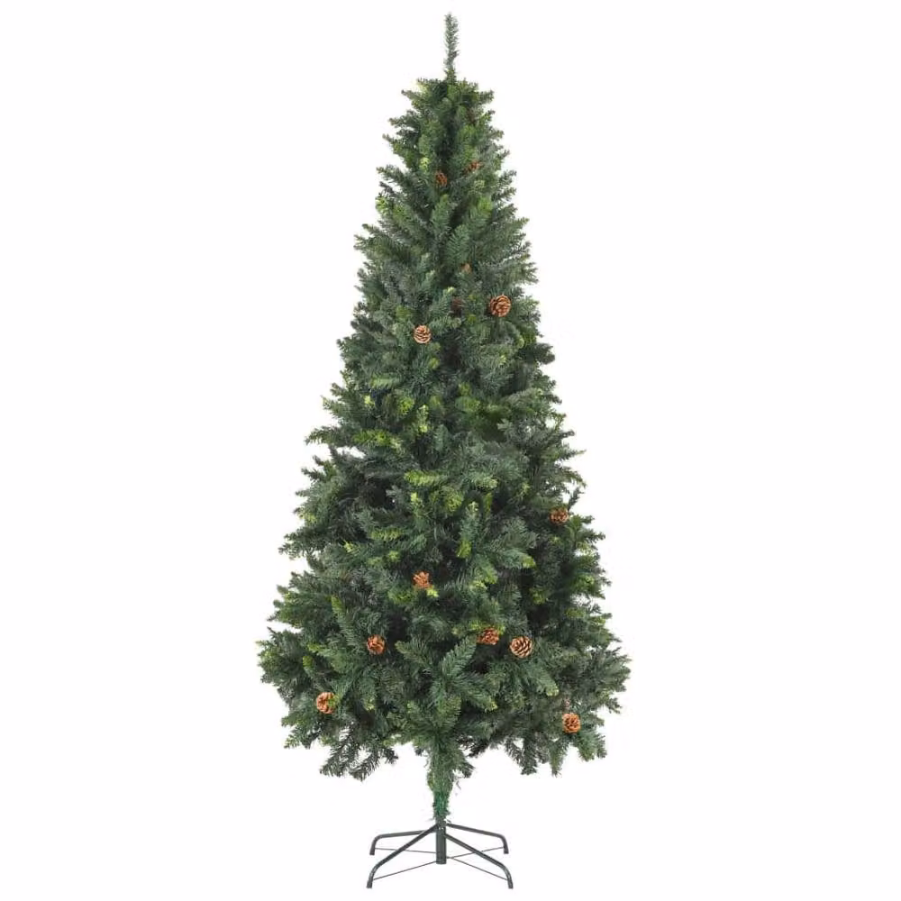 Berkfield Home Artificial Christmas Tree in Green, Height: 210 cm – 2