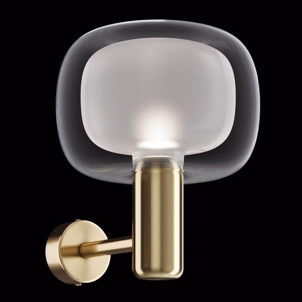 Maytoni Vision Modern Wall Lamp in Gold and Brass with Transparent Glass and E14 Socket – 2