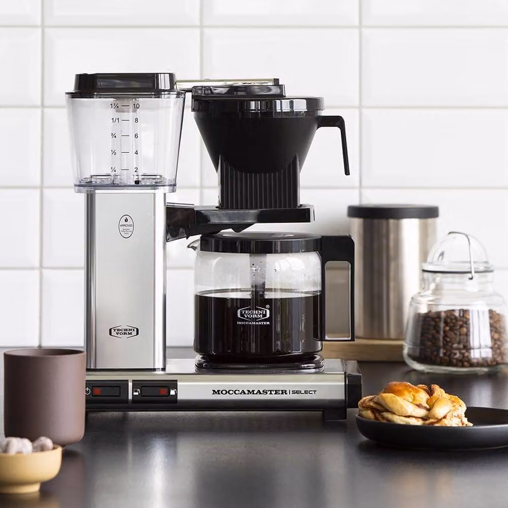 Moccamaster KBG Select Filter Coffee Machine with Glass Jug, Silver – 2