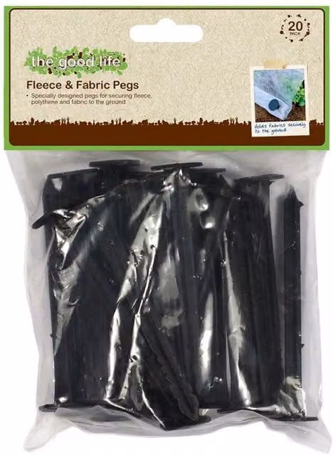 Primrose Fleece and Fabric Securing Pegs in Black