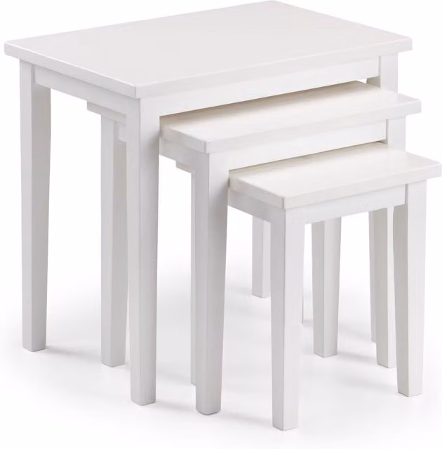netfurniture Scotch Nest Of Tables in Pure White