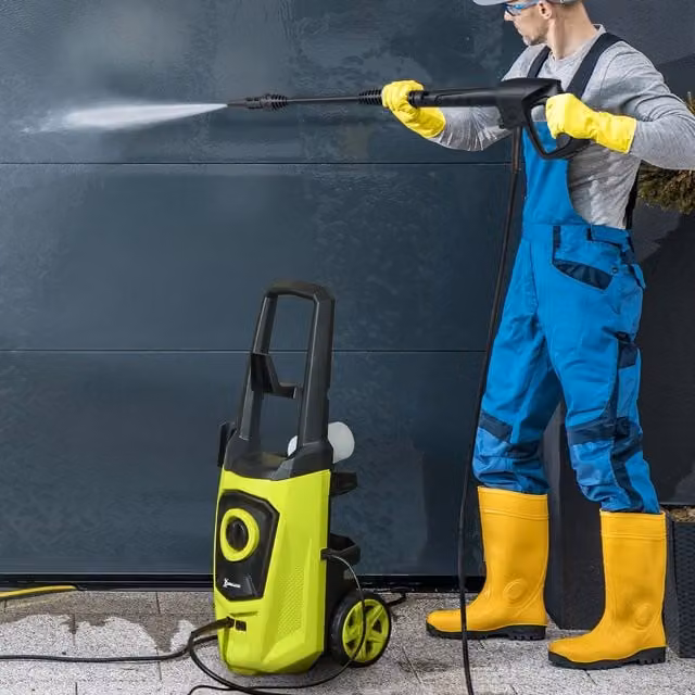DURHAND Portable Power Washer 1800W, 150 Bar, 510 L/h in Green