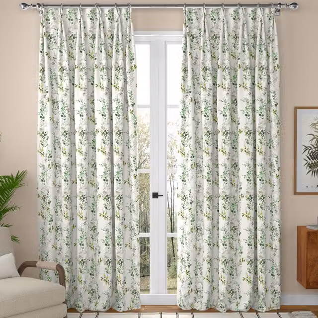 ANTE DECOR Arlene Made To Measure Blackout Curtains in Green