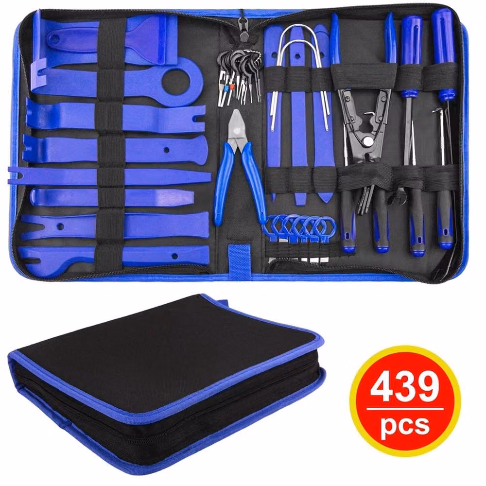 NESTLUNE 439-Piece Car Trim Removal and Panel Pry Tool Kit in Blue – 3