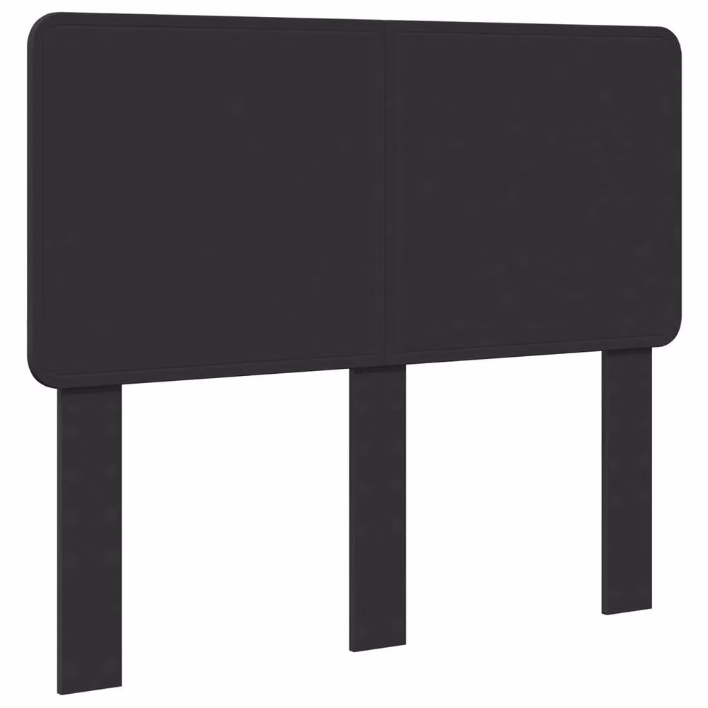 Berkfield Home Modern Bed Frame with Headboard in Black Solid Pine Wood, W/D/H: 120 x 200 cm – 3
