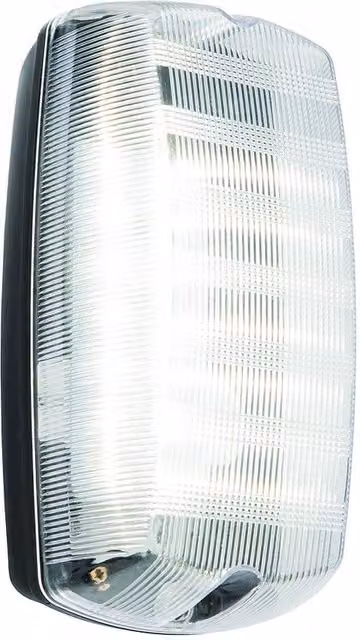 Netlighting Avit Outdoor Coastal Emergency LED Bulkhead Wall Light, IP65, Black and White – 2