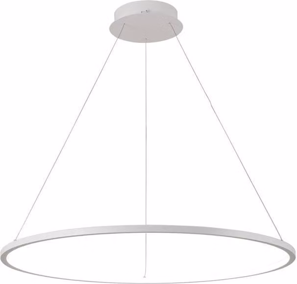 Netlighting Vinola I LED Pendant Ceiling Light, White, Diameter: 60 cm