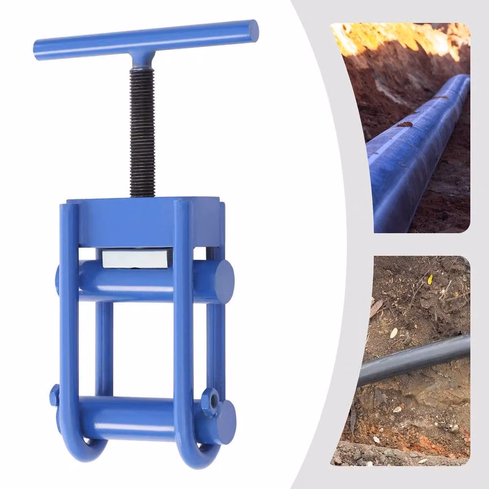 SPETLEK Manual Gas Pipe Squeeze-Off Tool, Blue, W: 520 mm – 2