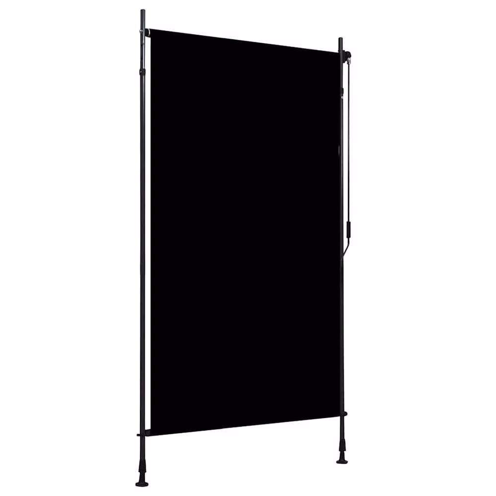 Berkfield Home Outdoor Roller Blind in Anthracite Black, W/H: 120 x 270 cm – 2
