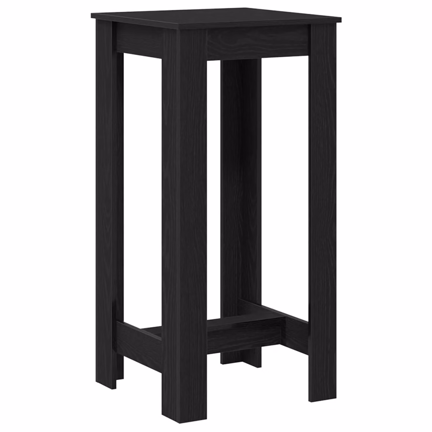 Berkfield Home Bar Table in Black Oak, W/D/H: 51 x 50 x 103.5 cm – 2