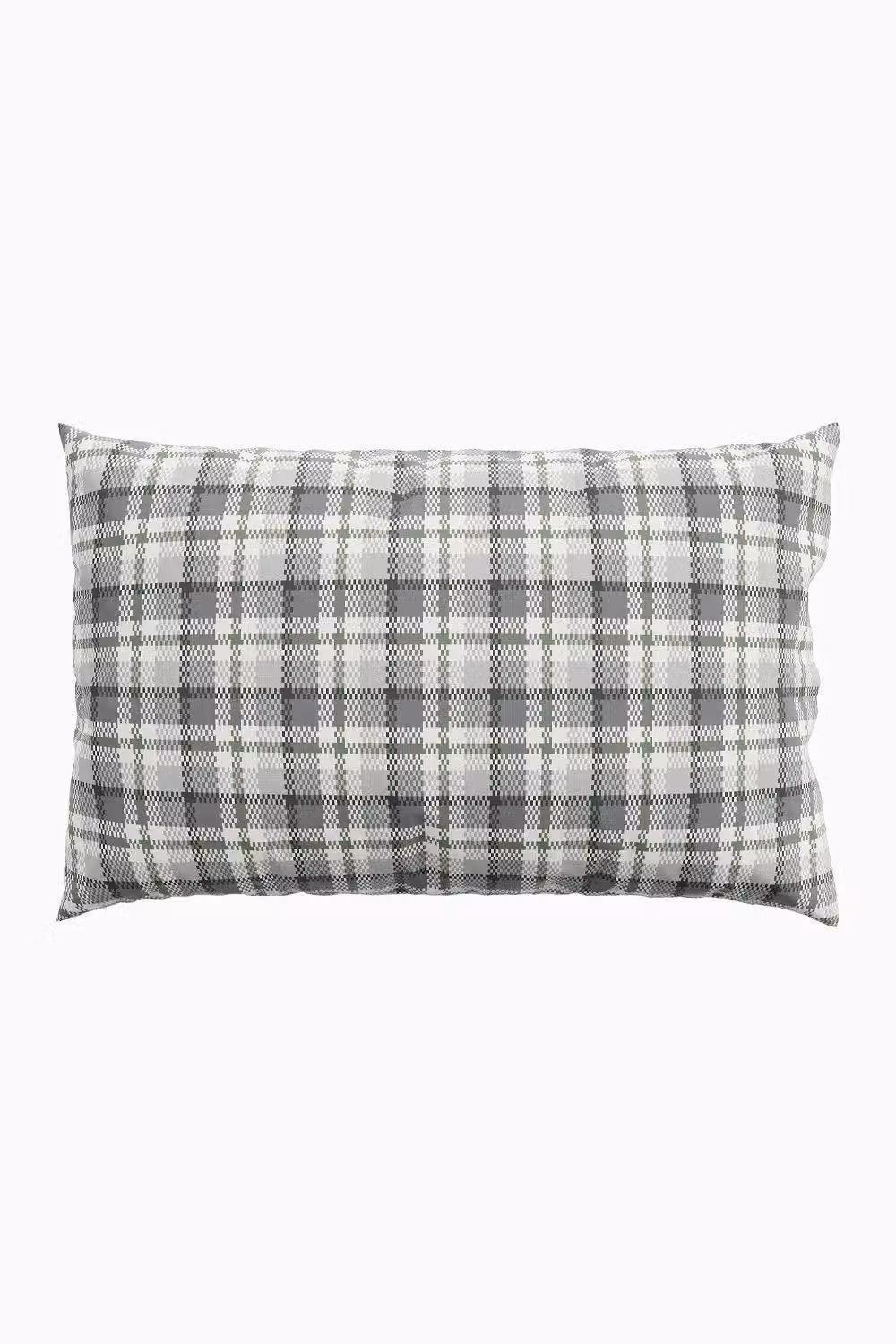 Helena Springfield Cosy Check Brushed Cotton Duvet Cover and Pillowcase Set in Grey, W/D/H: 180 x 200 cm – 2