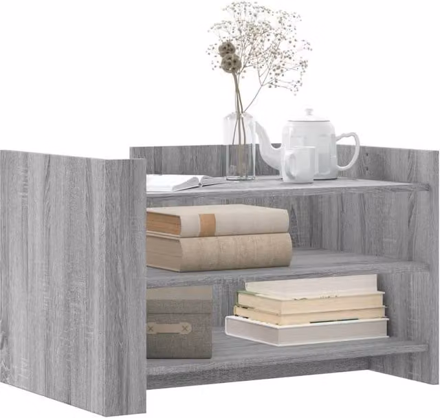 Berkfield Home Modern Grey Sonoma Coffee Table, W/D/H: 80 x 50 x 50 cm – 1
