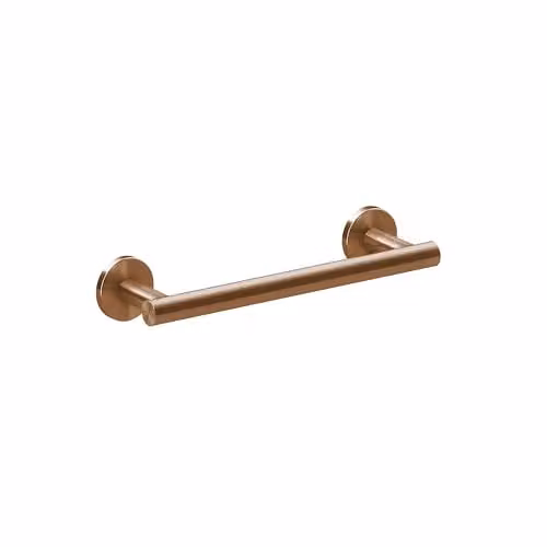 Cosmic Architect Sp Wall-Mounted Metal Bathroom Towel Bar in Brushed Copper, W/D/H: 30.5 x 8.5 x 5.5 cm
