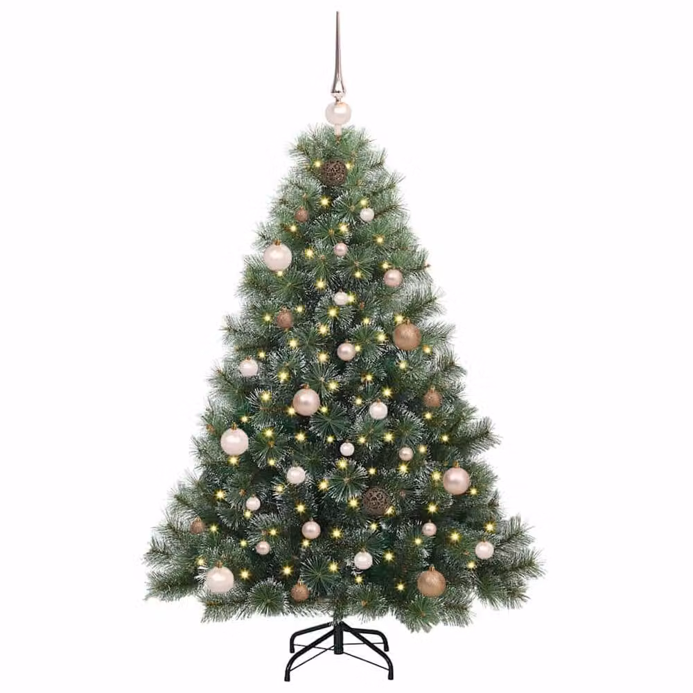 Berkfield Home Artificial Green Christmas Tree with 150 LEDs, Height: 150 cm – 3