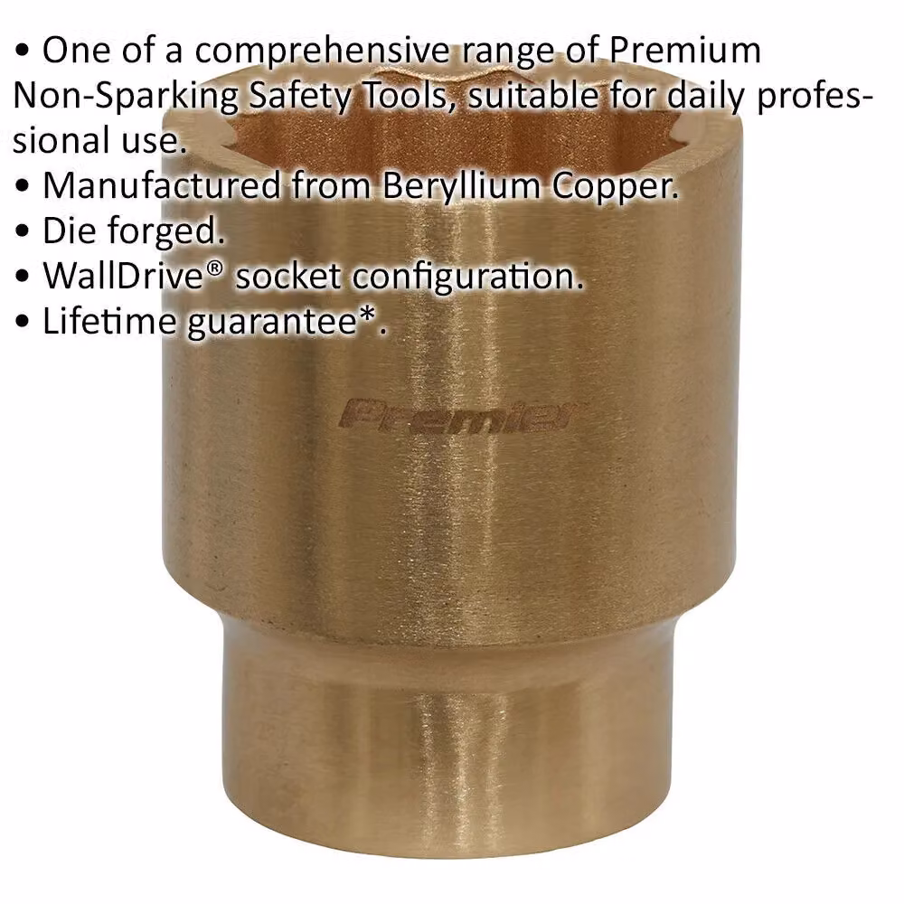 Loops 27mm Non-Sparking WallDrive Socket 1/2 inch Square Drive in Bronze – 2