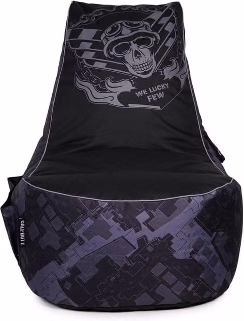 Kaikoo Call of Duty Ghost Beanbag Gaming Chair in Black Water Repellent Fabric – 1