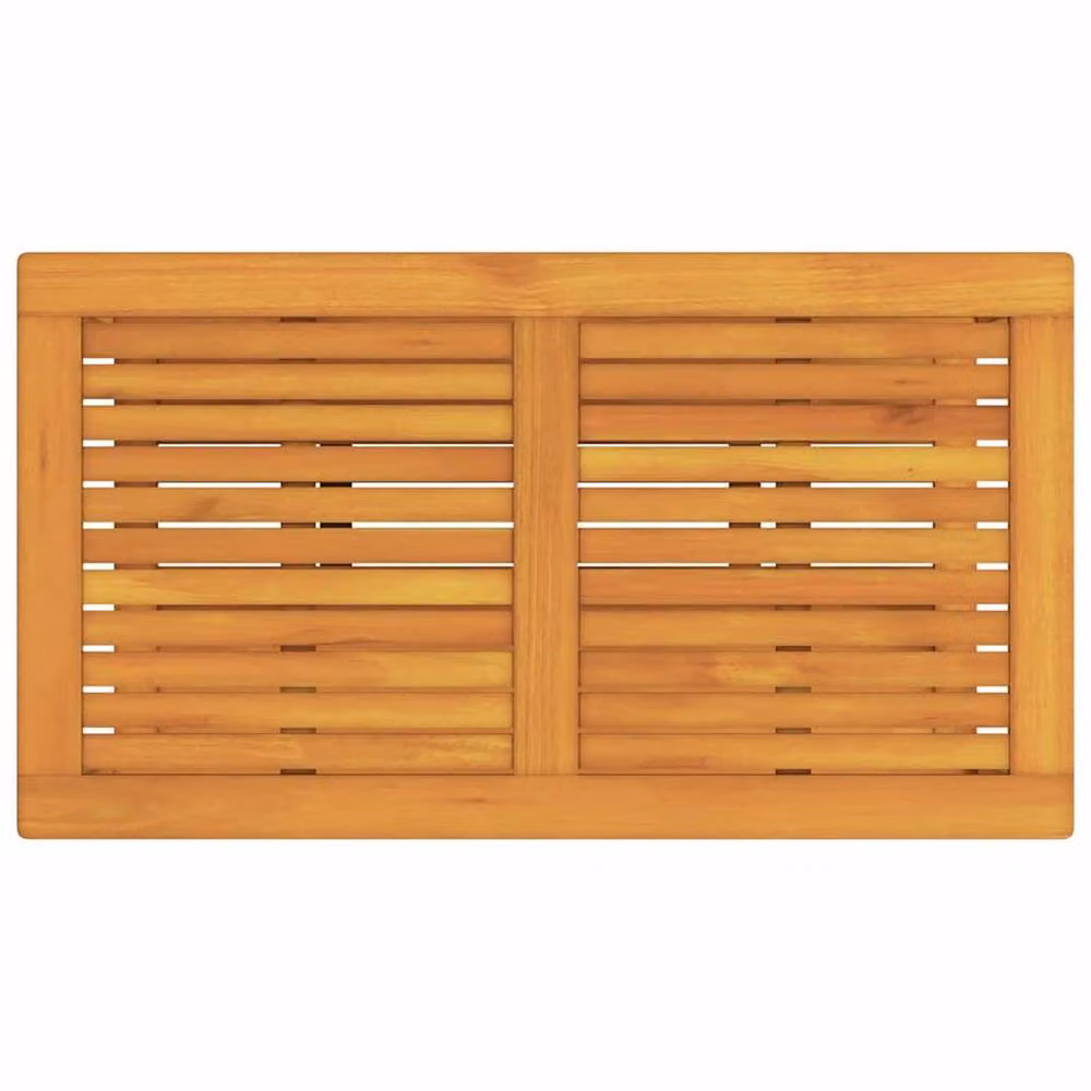 Berkfield Home Modern Rectangular Coffee Table in Brown Solid Acacia Wood W/D/H: 110 x 55 x 45 cm – 3