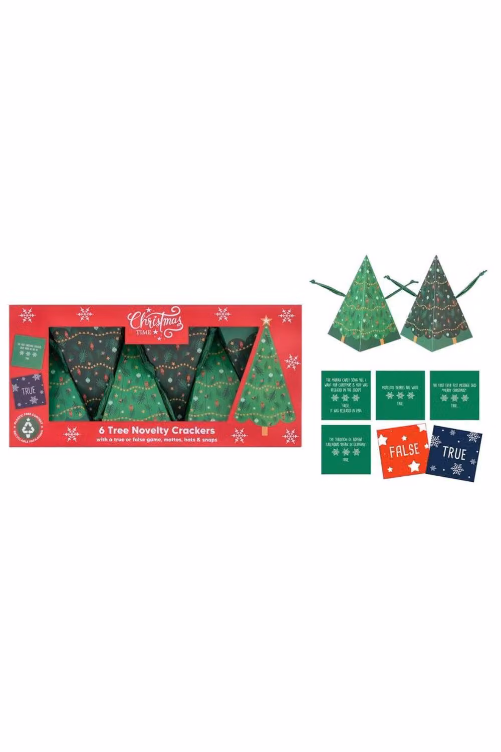 KDMD Green Christmas Tree Novelty Crackers Hanging Ornament – 2
