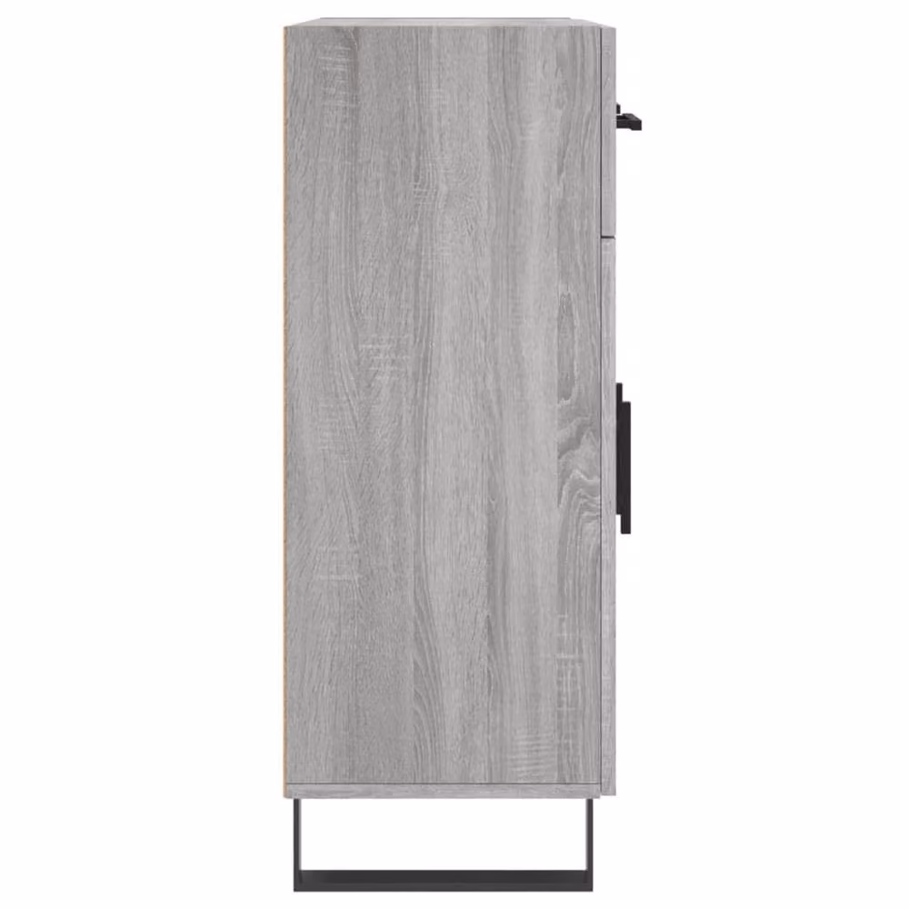 Berkfield Home Grey Sonoma Sideboard in Engineered Wood, W/D/H: 69.5 x 34 x 90 cm – 2