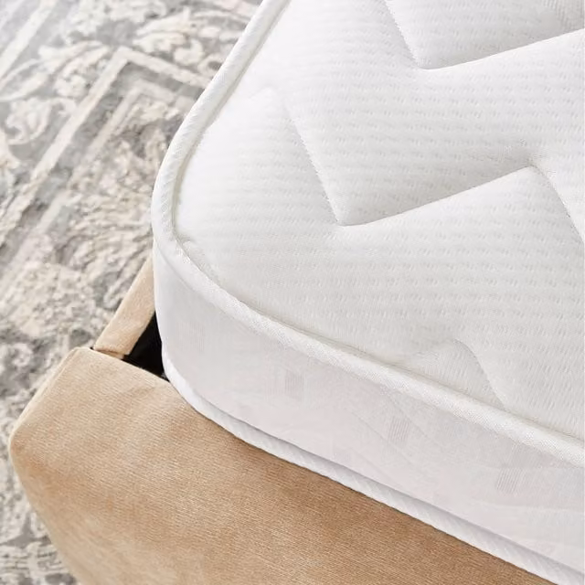 Starlight Beds Soft Hybrid Memory Foam Mattress, White, W: 140 cm, D: 200 cm, H: 20 cm